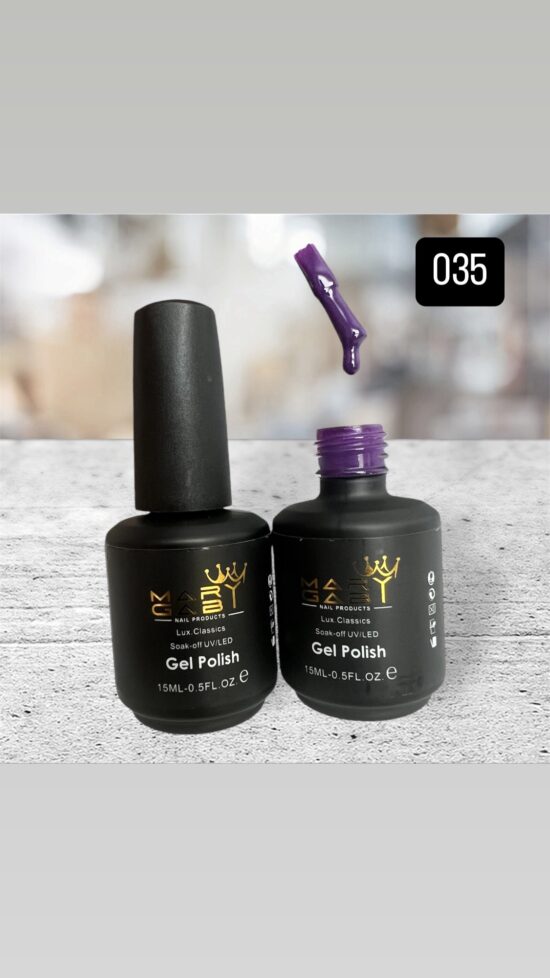 Gel Polish 15 ml No. 035 Curado en Lámpara