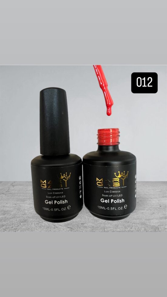 Gel Polish 15 ml No. 012 Curado en Lámpara