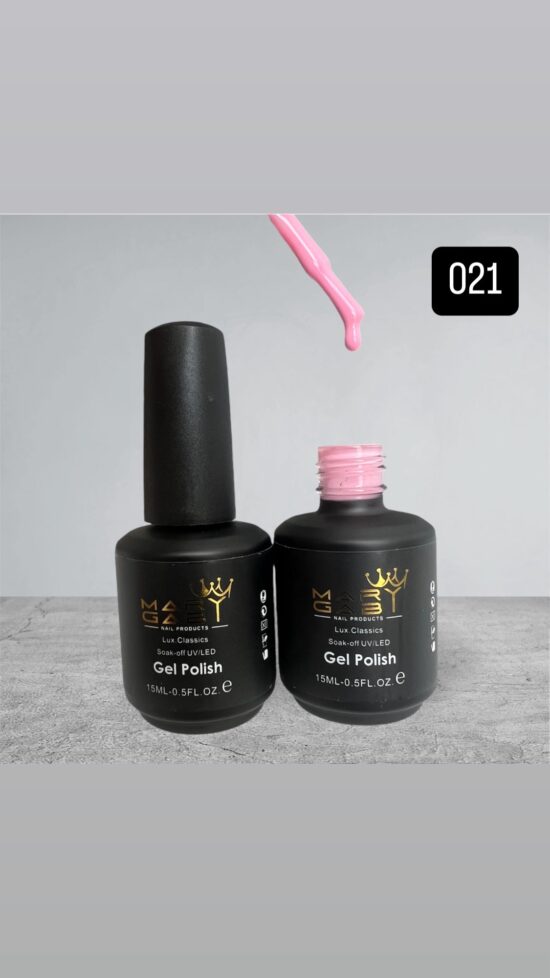 Gel Polish 15 ml No. 021 Curado en Lámpara