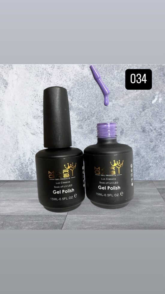 Gel Polish 15 ml No. 034 Curado en Lámpara