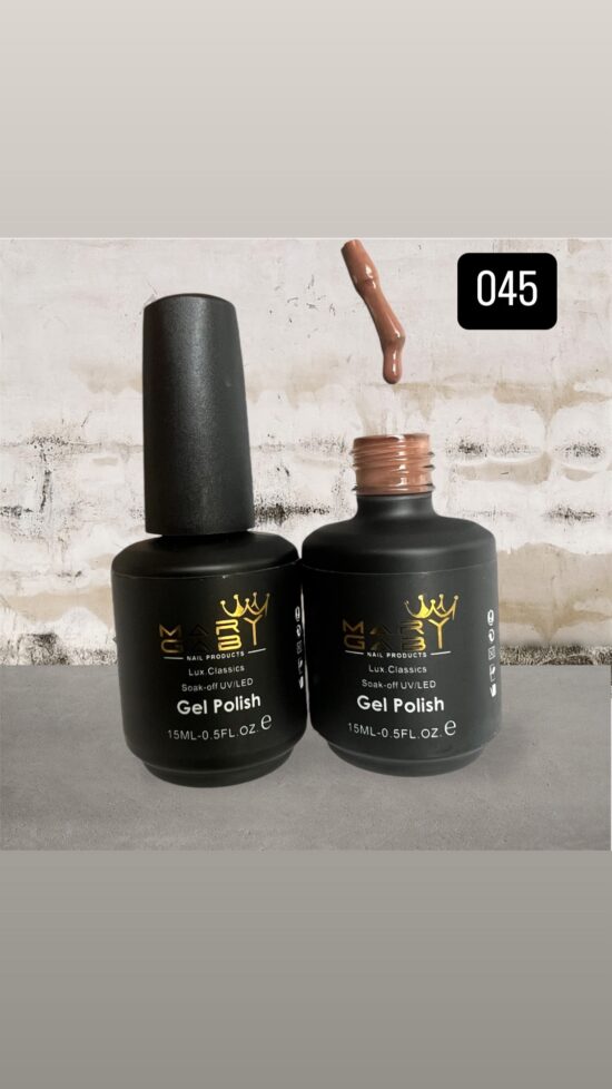 Gel Polish 15 ml No. 045 Curado en Lámpara