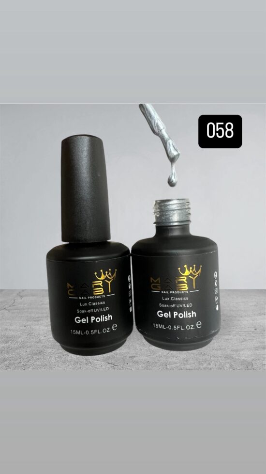 Gel Polish 15 ml No. 058 Curado en lámpara