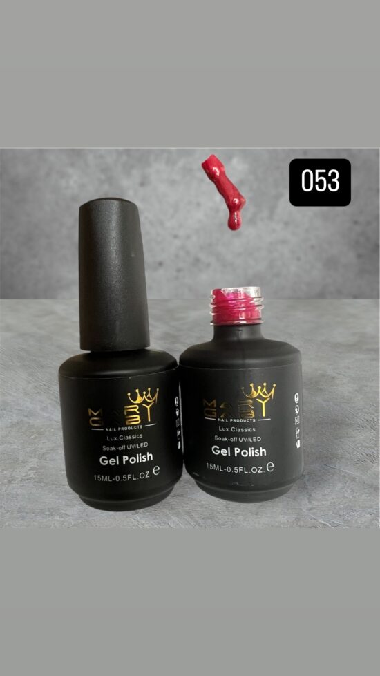 Gel Polish 15 ml No. 053 Curado en Lámpara