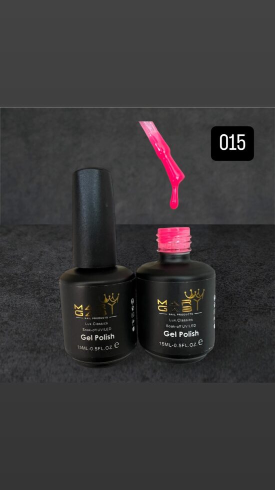 Gel Polish 15 ml No. 015 Curado en Lámpara