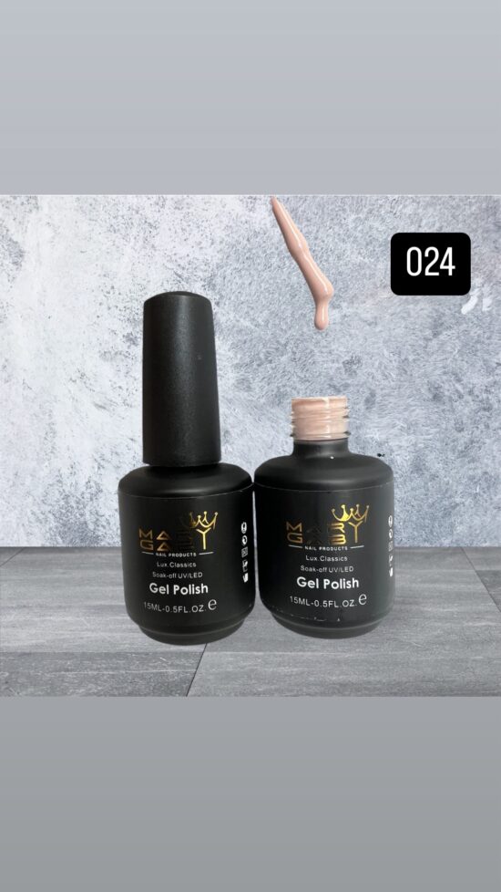 Gel Polish 15 ml No. 024 Curado en Lámpara