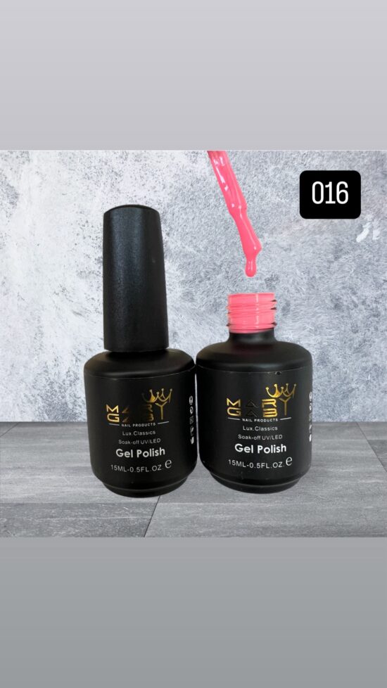 Gel Polish 15 ml No. 016 Curado en Lámpara