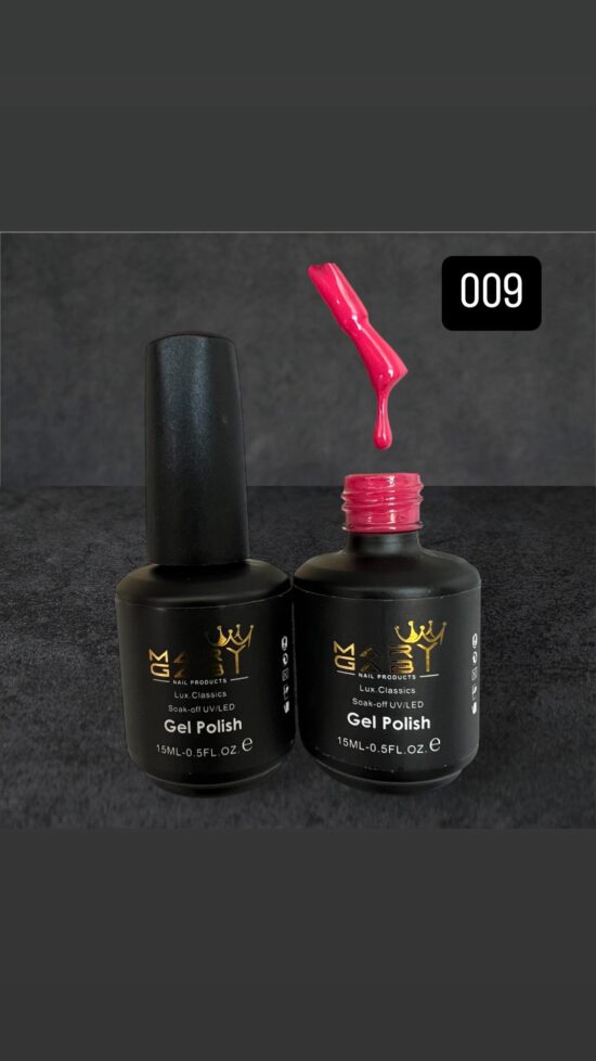 Gel Polish 15 ml No. 009 Curado en Lámpara