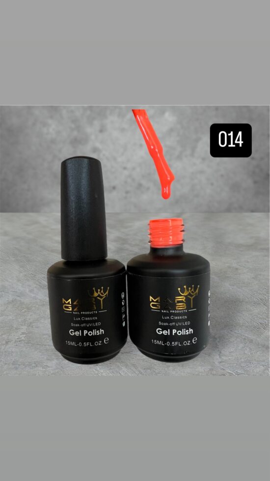 Gel Polish 15 ml No. 014 Curado en Lámpara