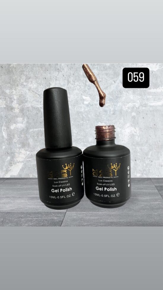 Gel Polish 15 ml No. 059 Curado en Lámpara