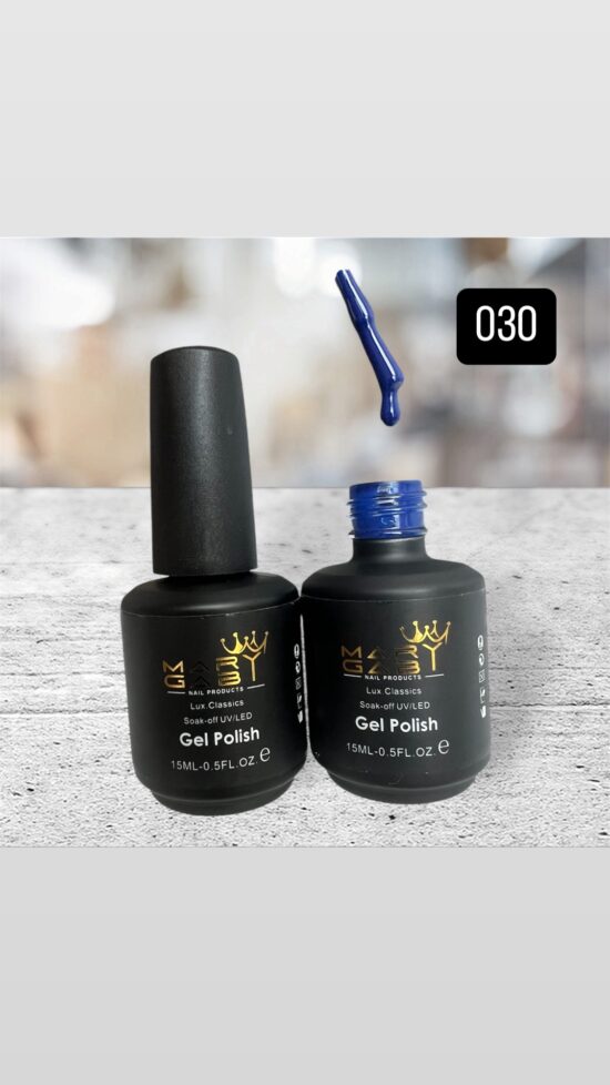 Gel Polish 15 ml No. 030 Curado en Lámpara