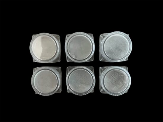 Set Chrome Efecto Aurora Blanco Tornasol pieces 6 - Imagen 2